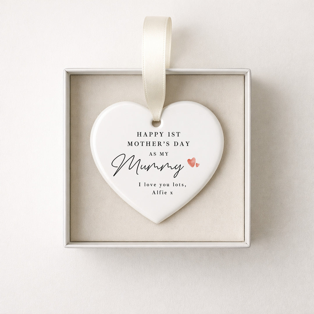 Personalised Happy First Mother's Day Ceramic Ornament
