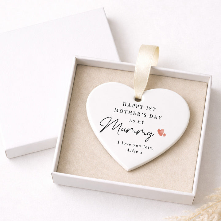 Personalised Happy First Mother's Day Ceramic Ornament