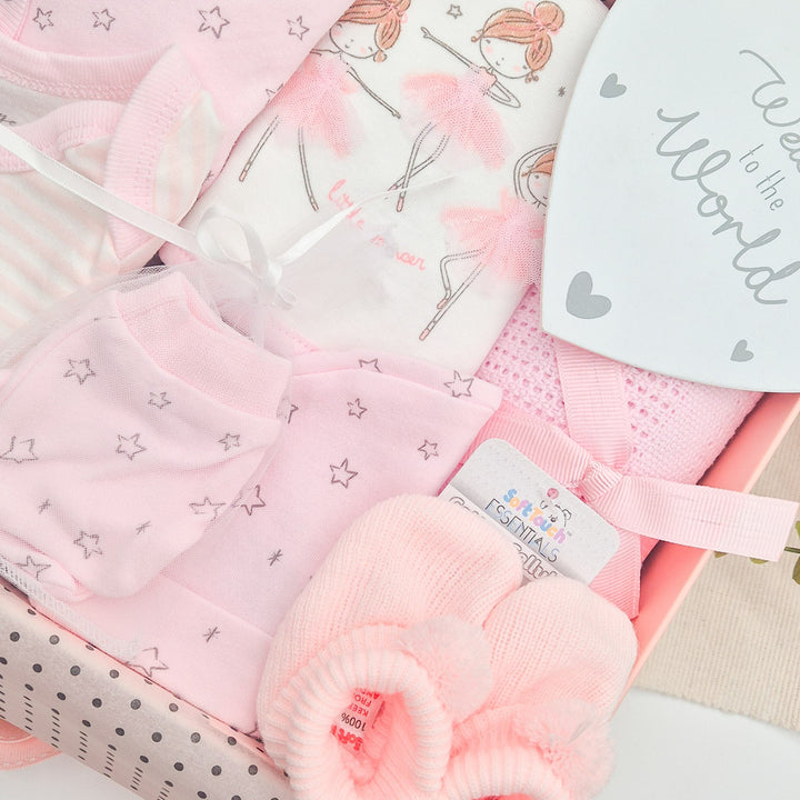 Girls Pink Star Ballerina Luxury Gift Hamper