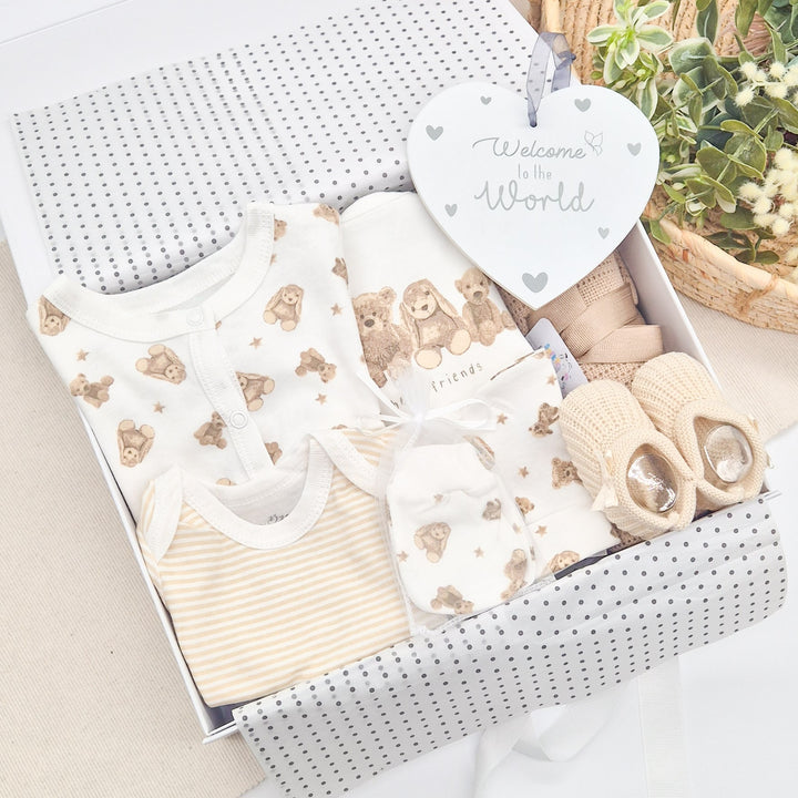 Unisex Bear Bunny Luxury Gift Hamper Set