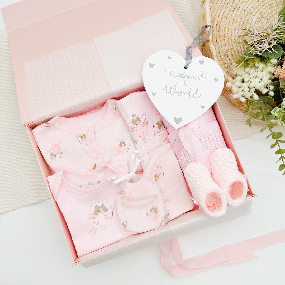 Girls Pink Fairies Luxury Gift Hamper Set