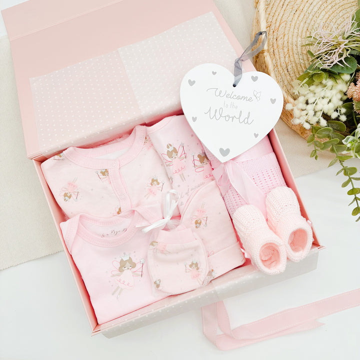 Girls Pink Fairies Luxury Gift Hamper Set
