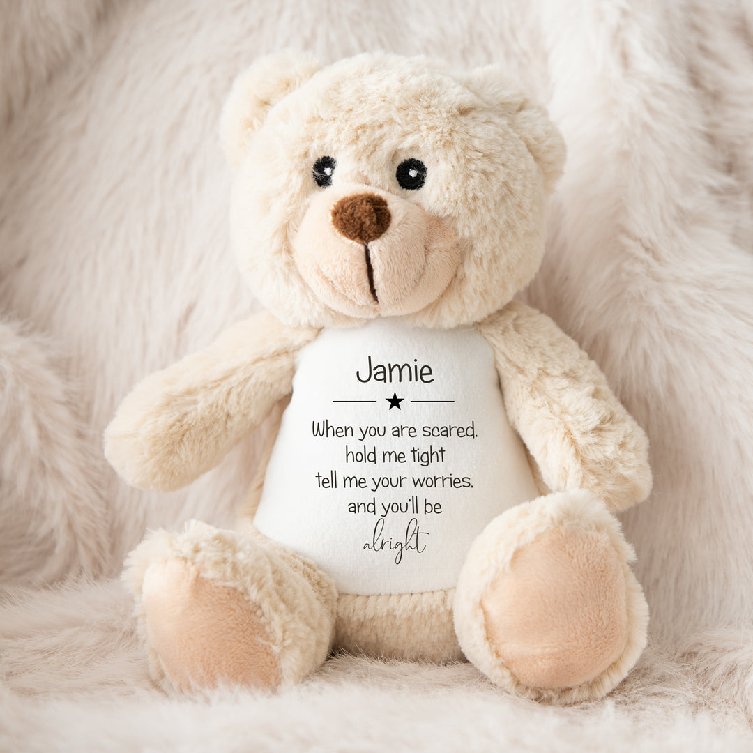 Personalised Hold Me Tight Teddy