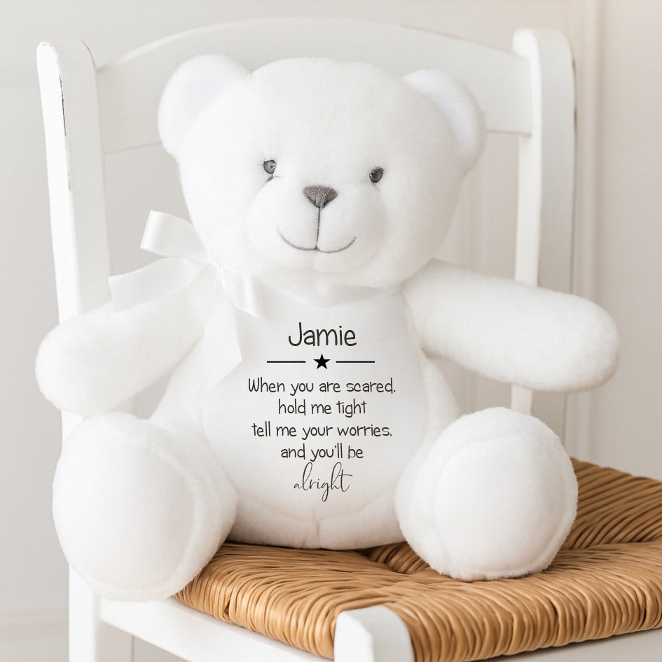 Personalised Hold Me Tight Teddy