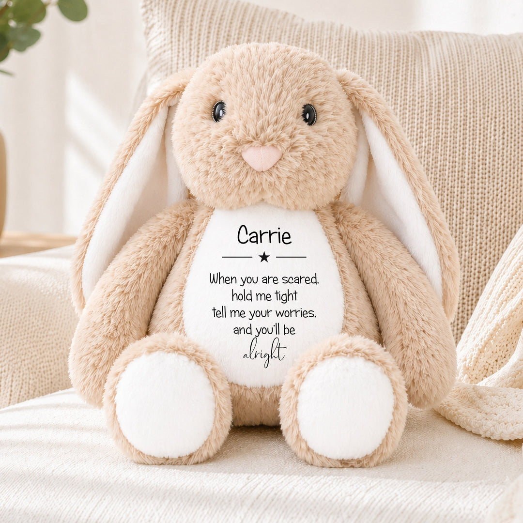 Personalised Hold Me Tight Poem Soft Toy