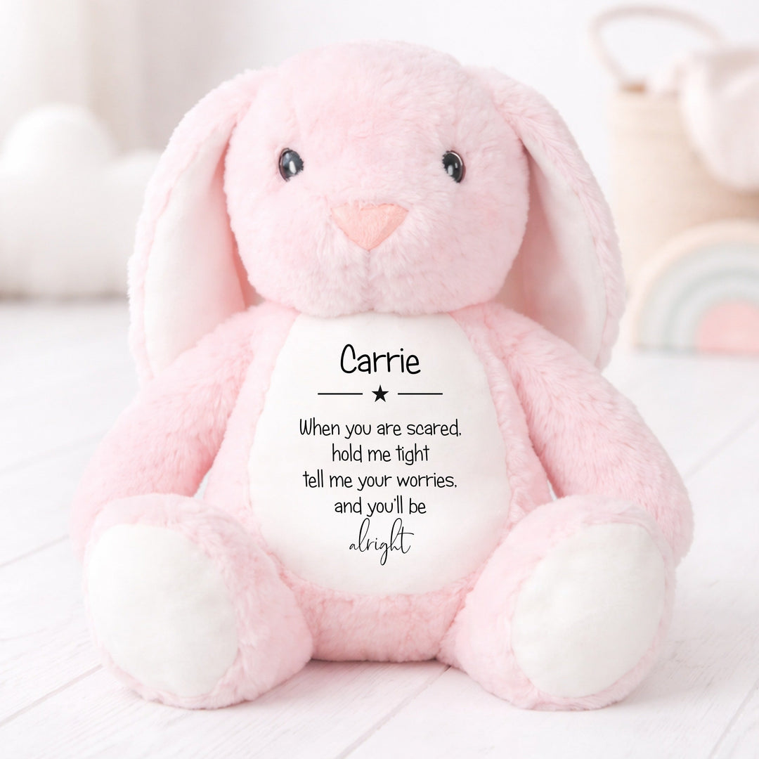 Personalised Hold Me Tight Poem Soft Toy