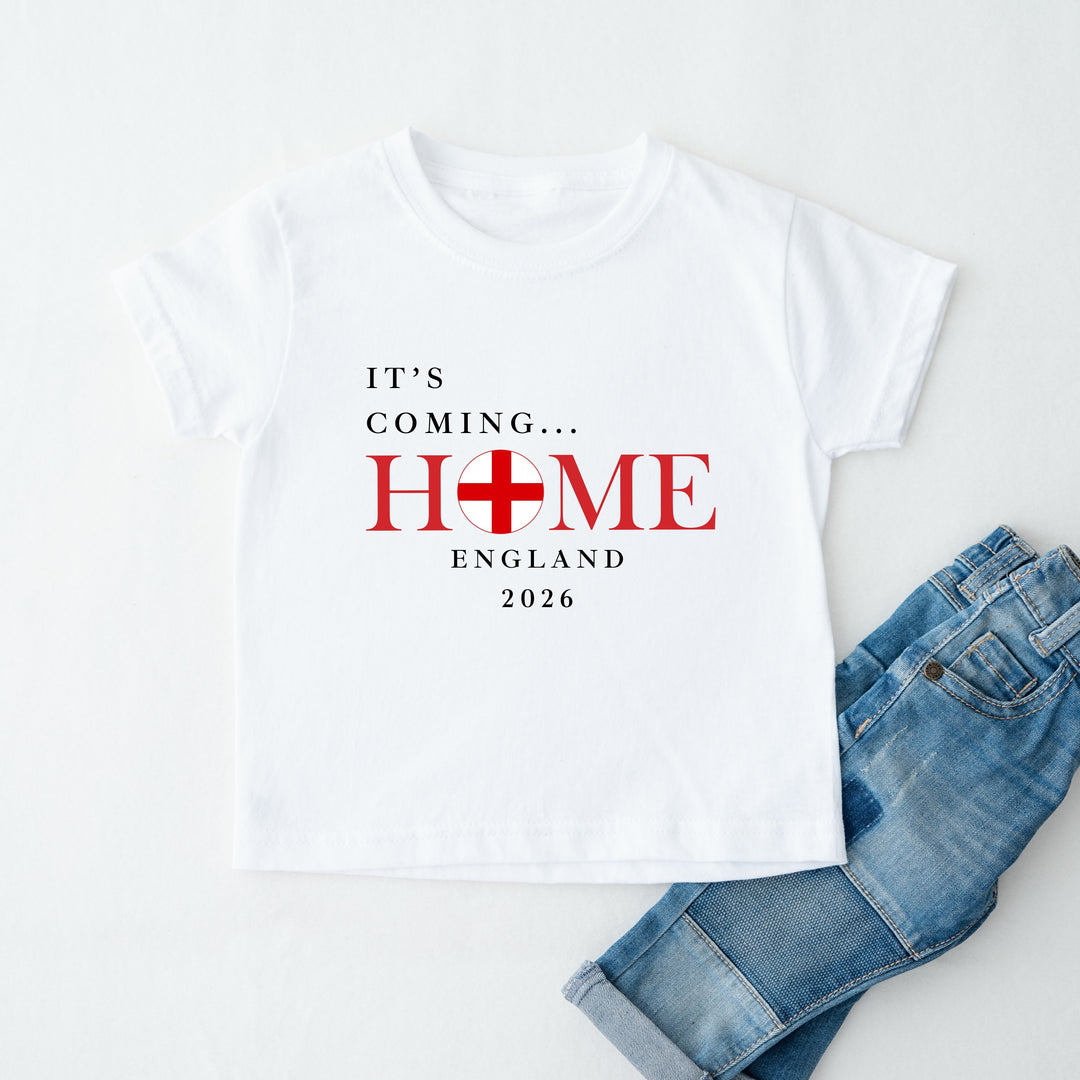 White It's Coming Home World Cup Family Matching Outfits