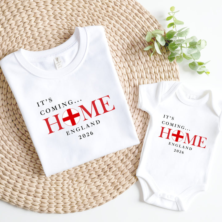 White It's Coming Home World Cup Family Matching Outfits