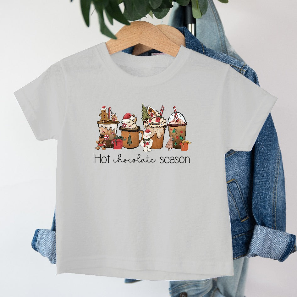 Hot Chocolate Season Kids T-shirt