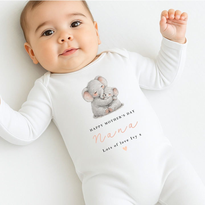 Personalised Elephants Happy Mother&