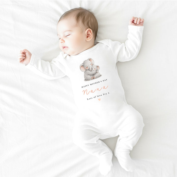 Personalised Elephants Happy Mother&
