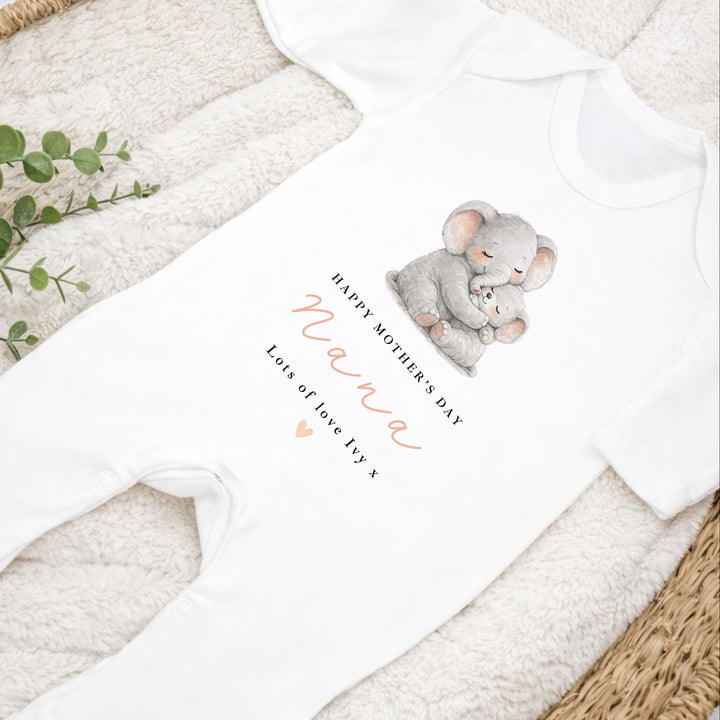 Personalised Elephants Happy Mother&