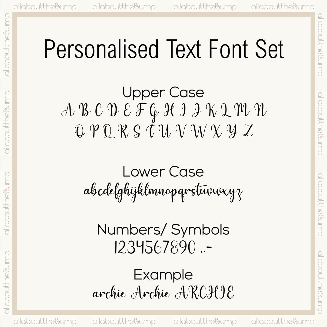 Personalised Beige Bear Red Book Cover
