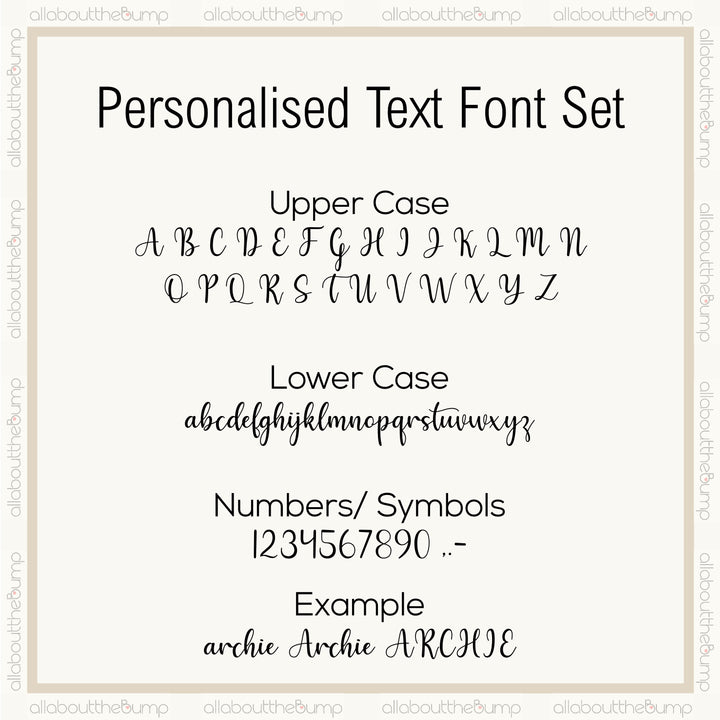 Personalised Beige Bear Red Book Cover
