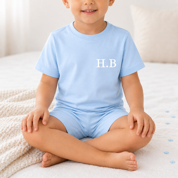 Personalised Initial Toddler Short Set
