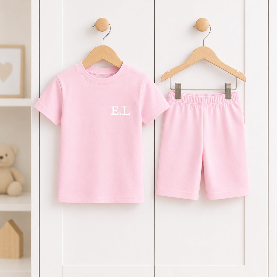 Personalised Initial Toddler Short Set