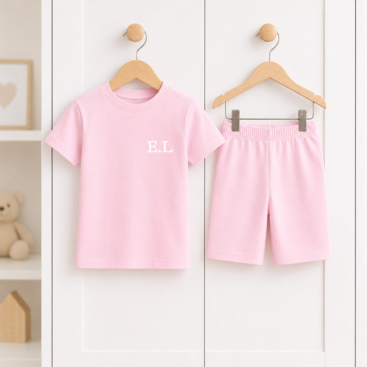 Personalised Initial Toddler Short Set