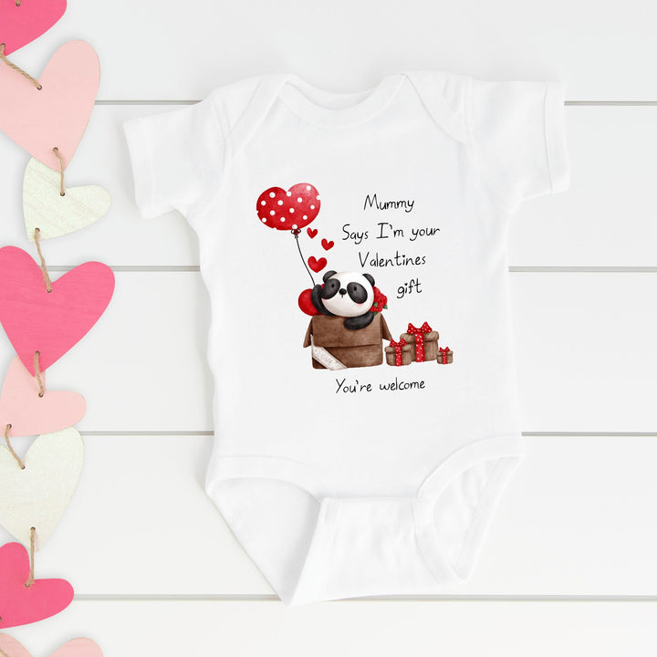 Mummy says I'm your Valentine Gift Babygrow/Vest