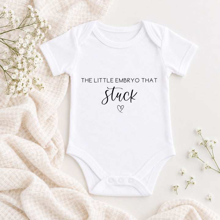 Embryo that stuck IVF Baby Announcement Vest