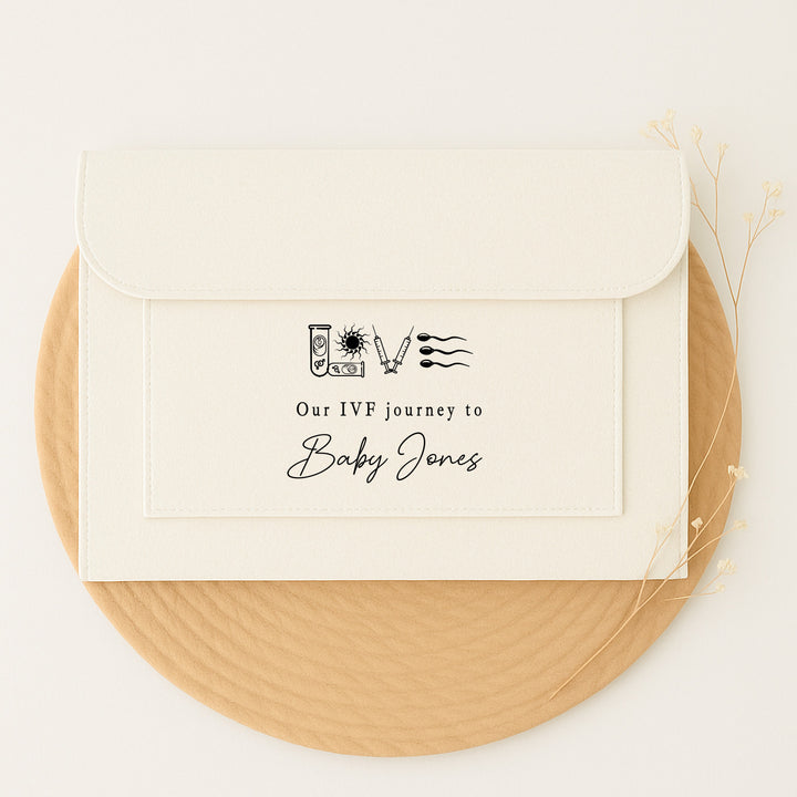 Personalised Our IVF Journey Pregnancy/Maternity Notes Folder