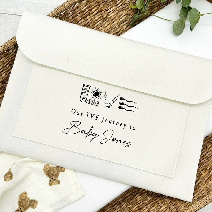Personalised Our IVF Journey Pregnancy/Maternity Notes Folder