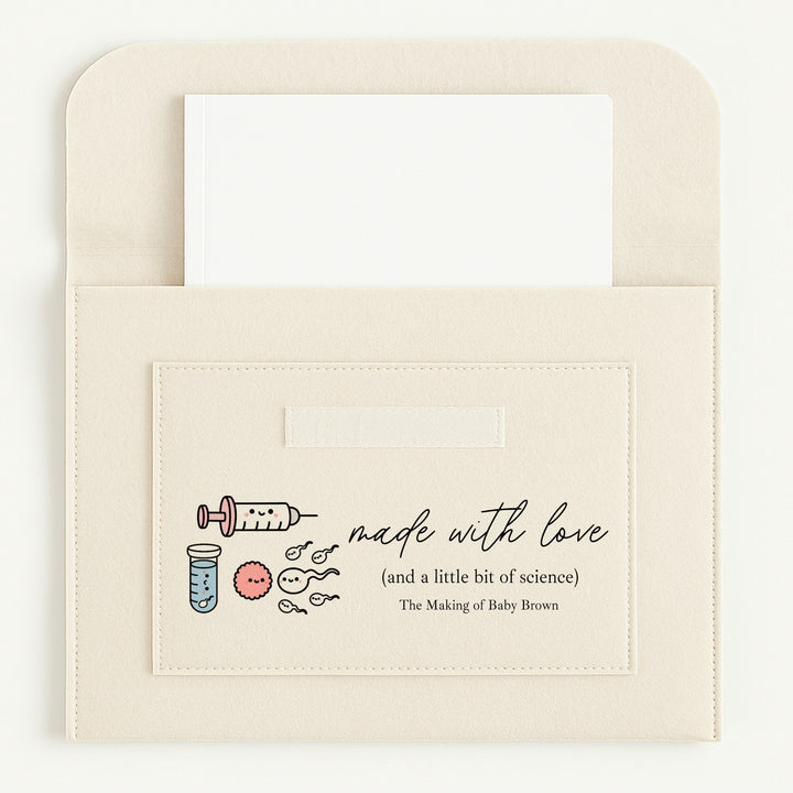 Made With Love And Science Pregnancy/Maternity Notes Folder