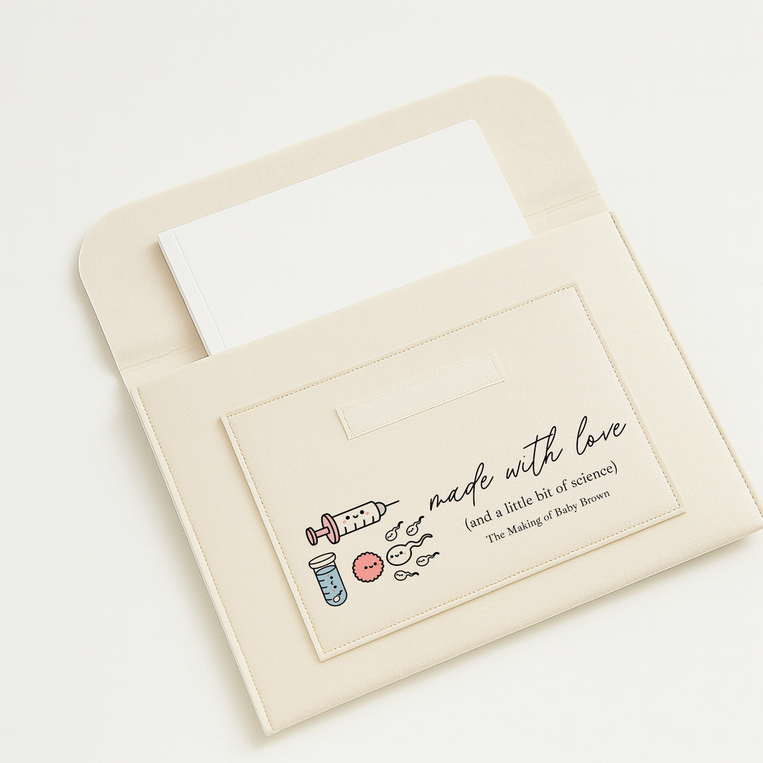 Made With Love And Science Pregnancy/Maternity Notes Folder