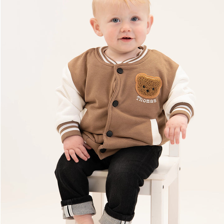 Personalised Teddy Bear Bomber Jacket