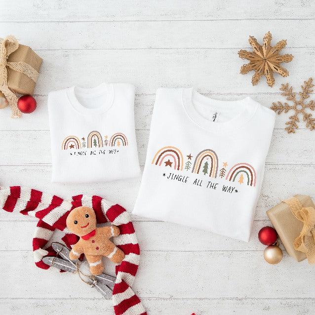 Jingle All The Way Christmas Sweatshirt/Babygrow