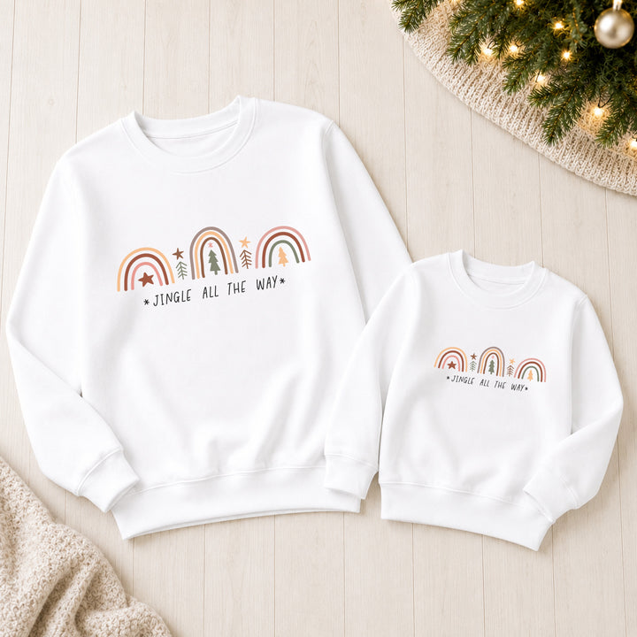 Jingle All The Way Family Matching Christmas Jumpers