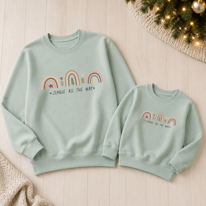 Jingle All The Way Family Matching Christmas Jumpers