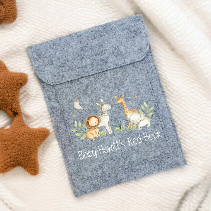 Personalised Jungle Safari Red Book Cover