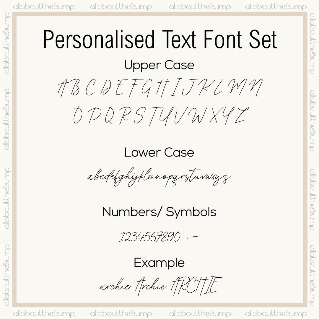 Personalised Watercolour Safari Baby Shower Stickers