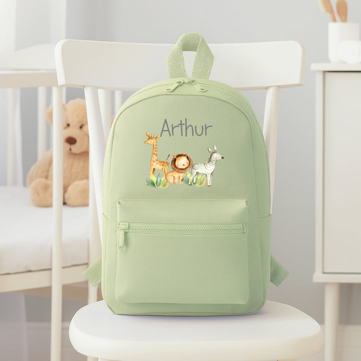 Personalised Jungle Scene Backpack