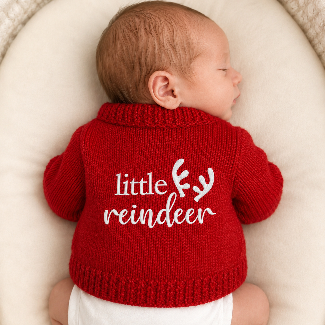 Little Reindeer Christmas Cardigan