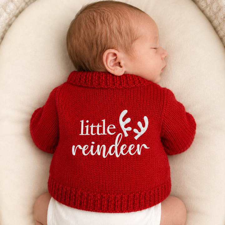 Little Reindeer Christmas Cardigan
