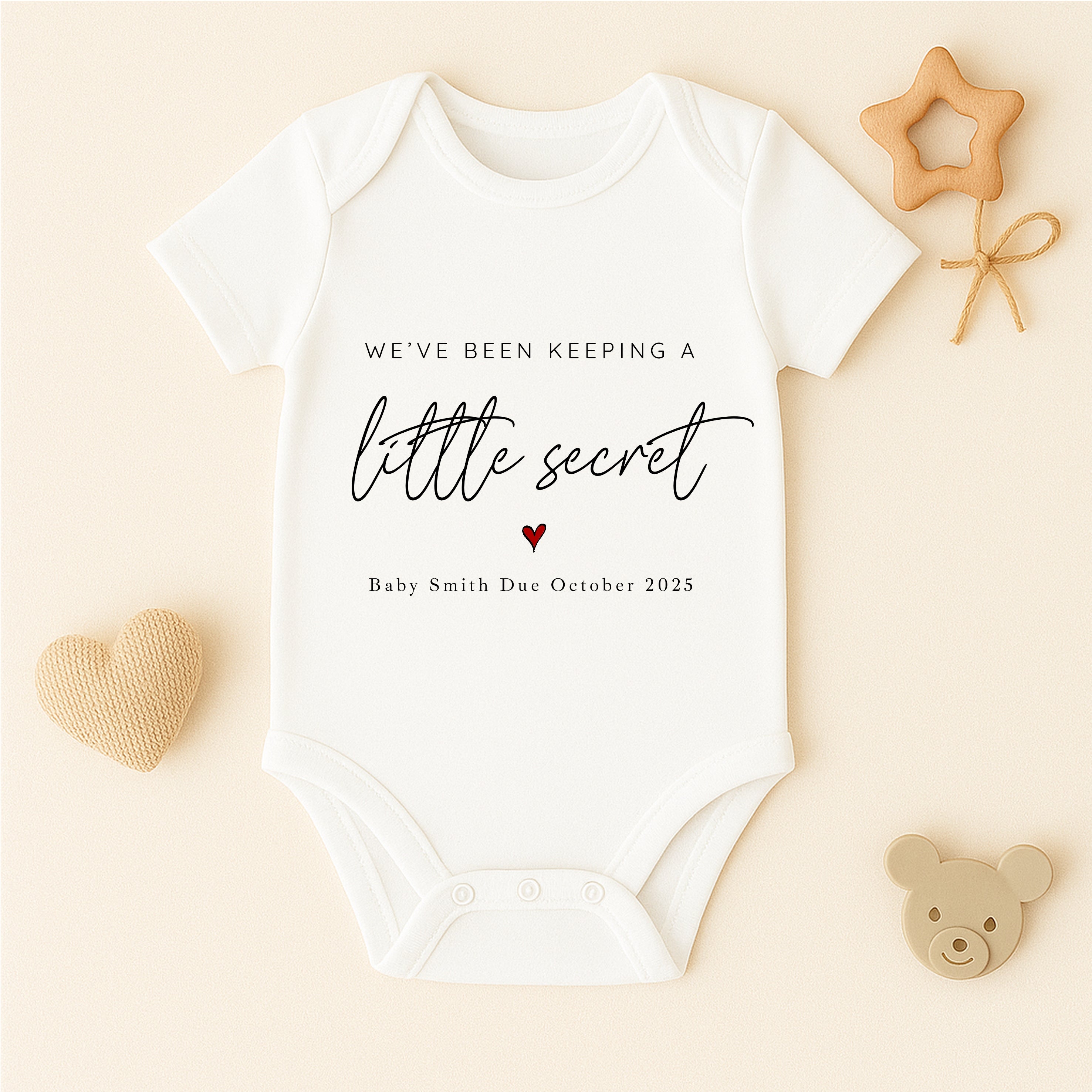 Allaboutthebump Body In Cotone Per Annuncio Nascita 'Hello Auntie', Regalo In Scatola, Made In UK