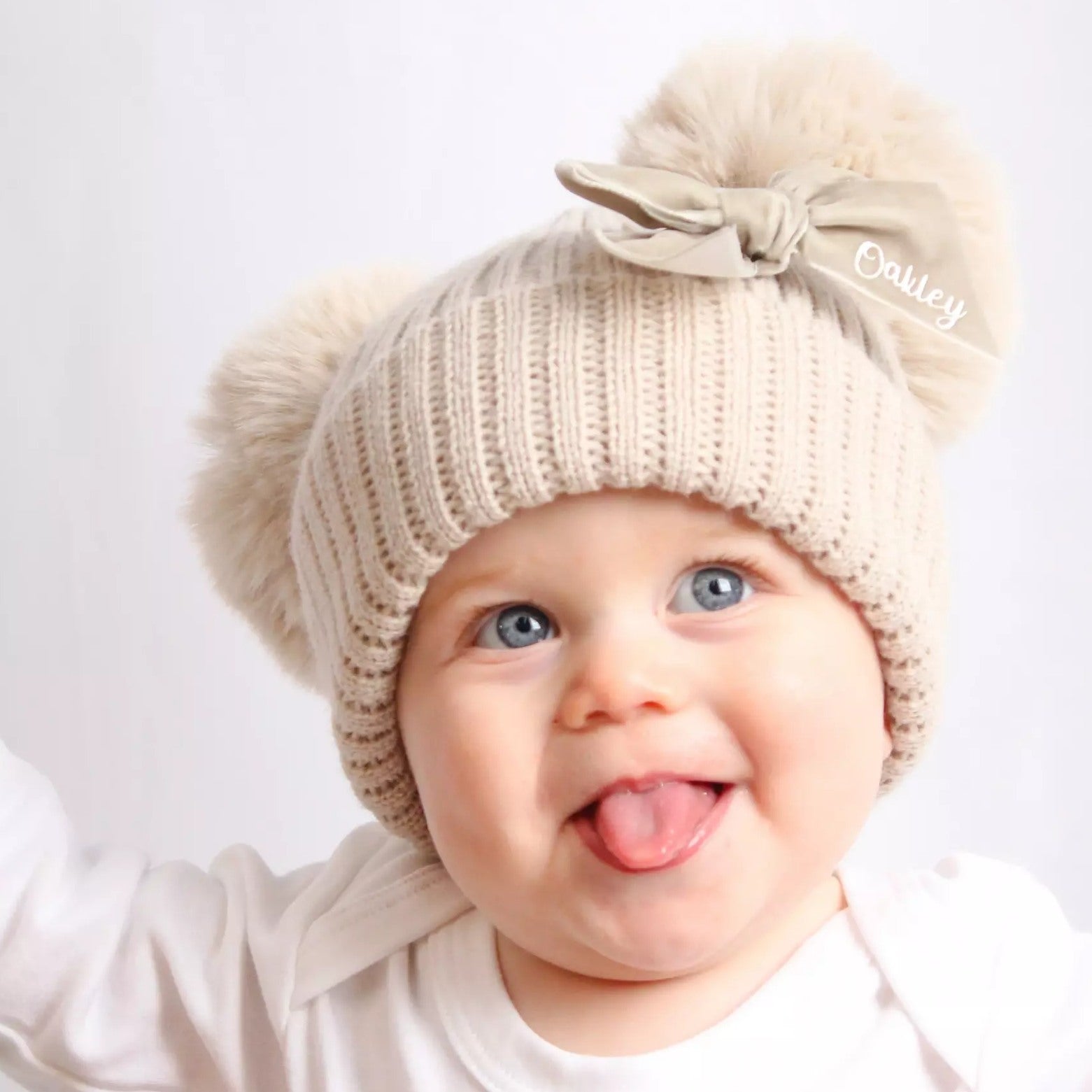 Baby girl knitted hats uk online