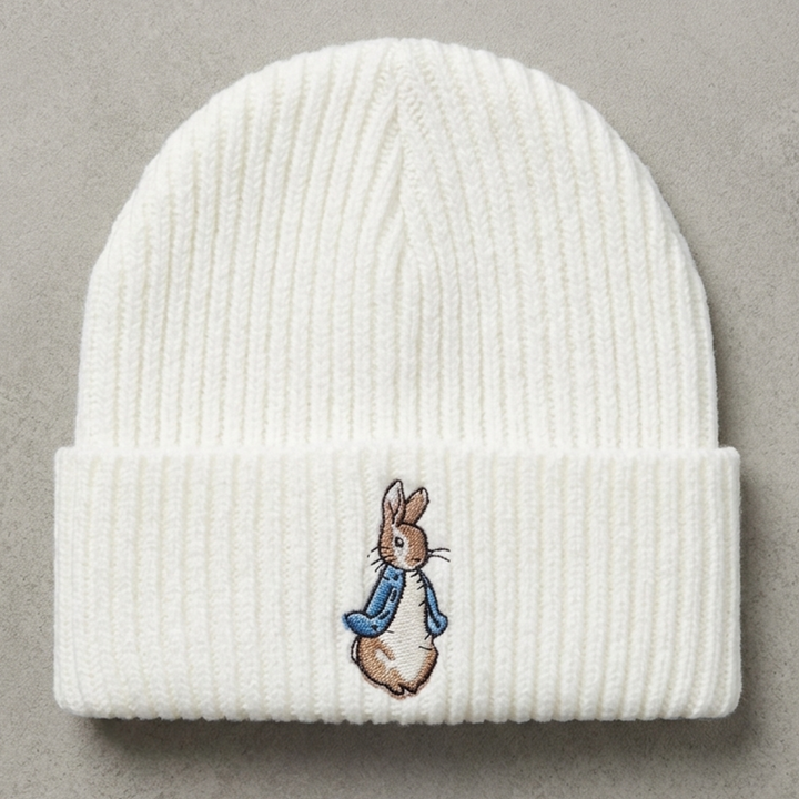 Blue Rabbit Knitted Baby Hat
