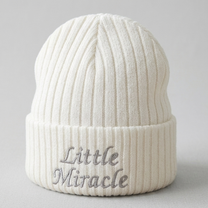 Little Miracle Knitted Baby Hat
