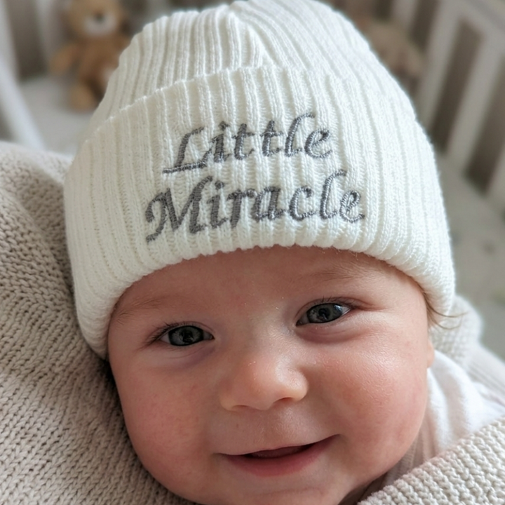 Little Miracle Knitted Baby Hat