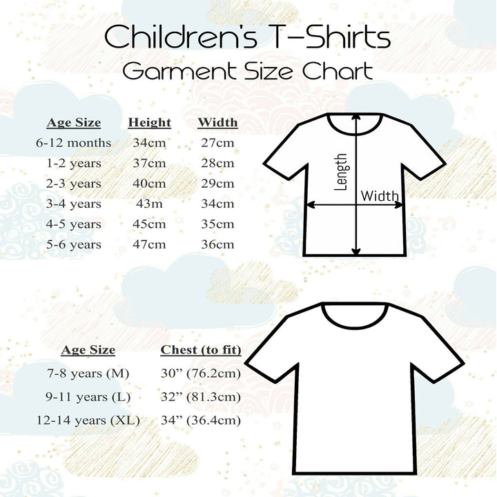 Personalised Floral Rainbow Children's T-shirt