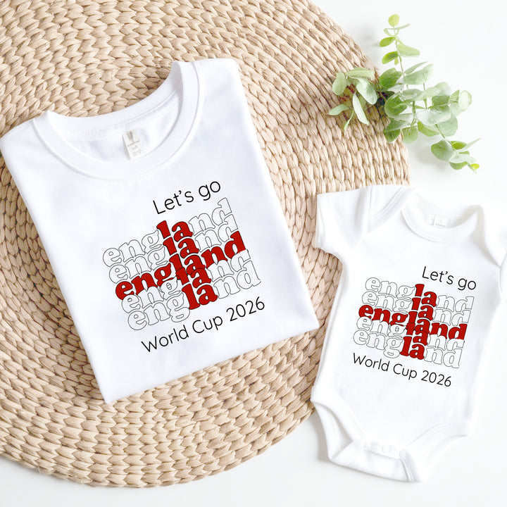 Let's Go England World Cup Family Matching Outfits