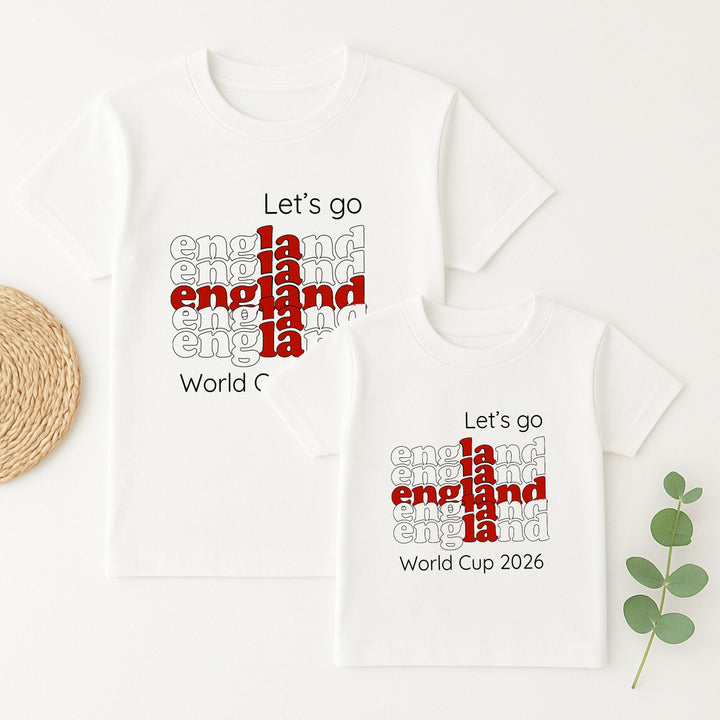 Let's Go England World Cup Family Matching Outfits