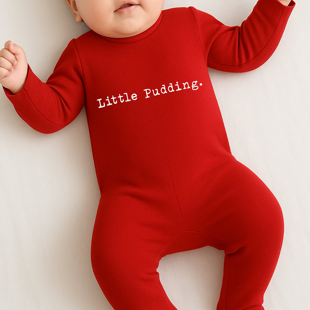 Little Pudding Christmas Baby Grow