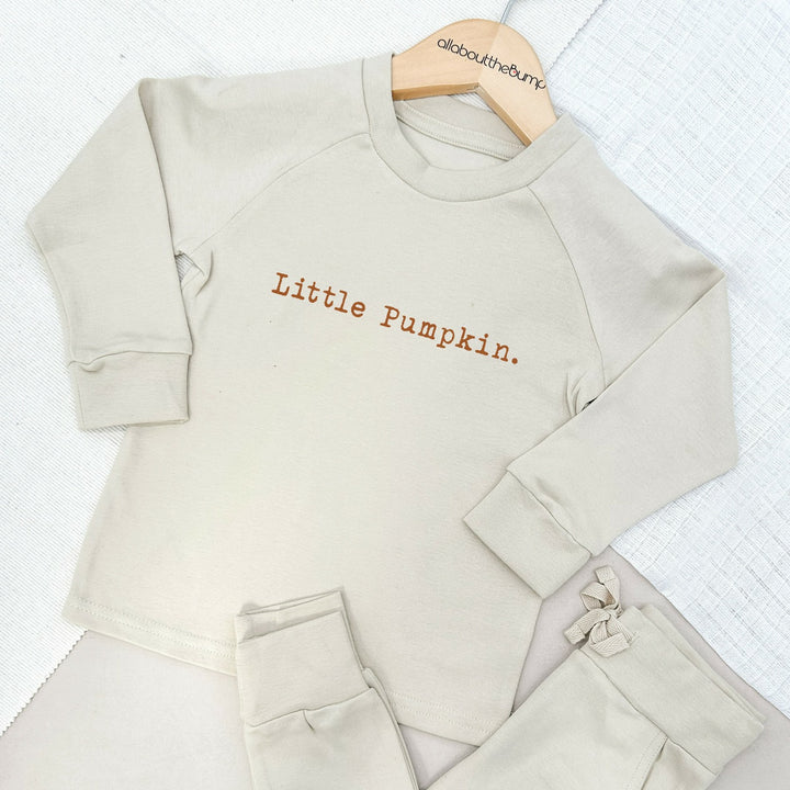 Little Pumpkin Lightweight Cotton Tracksuit