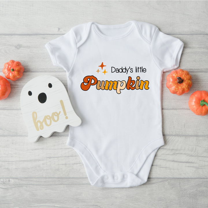 Mummy/Daddy's Little Pumpkin Halloween Babygrow/Vest