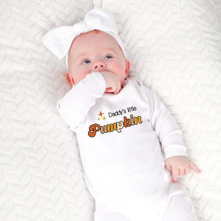 Mummy/Daddy's Little Pumpkin Halloween Babygrow/Vest