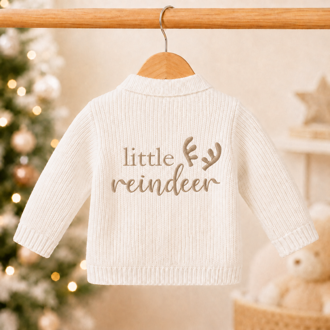 Little Reindeer Christmas Cardigan
