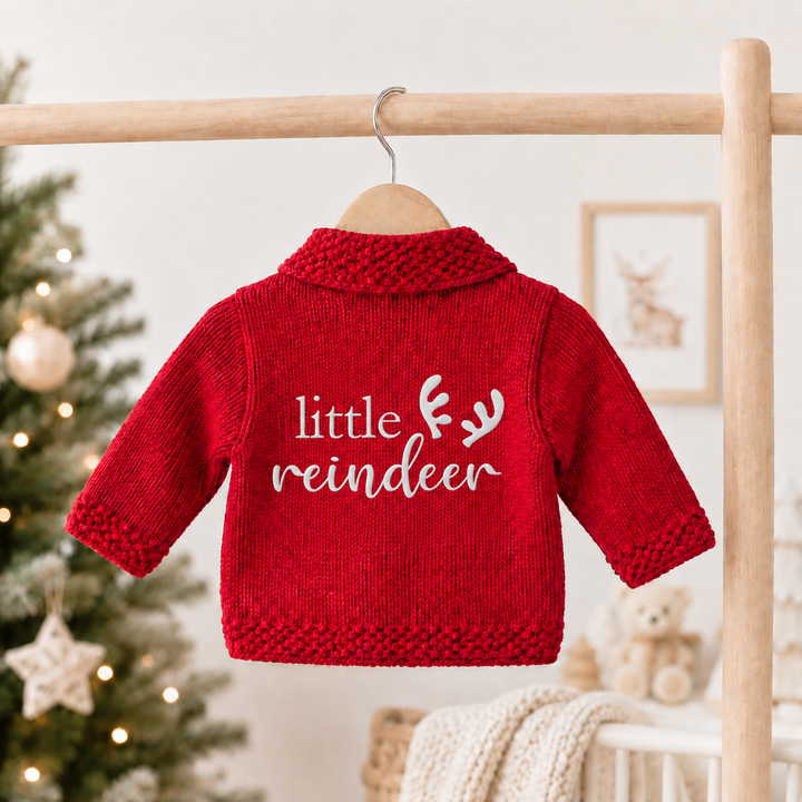 Little Reindeer Christmas Cardigan